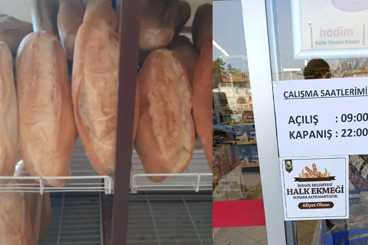 İnegöl'de Halk Ekmeğin satışı başladı! İşte halk ekmeğin fiyatı