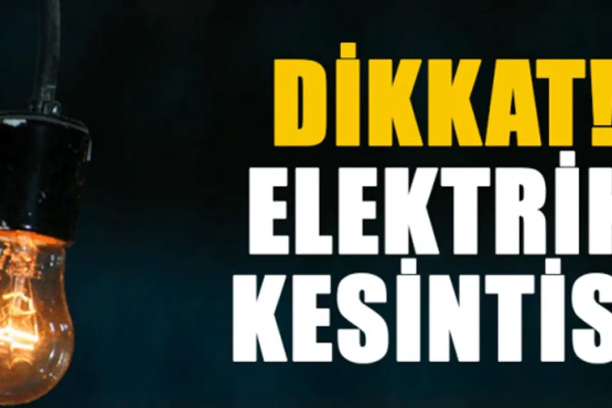 Elektrik kesintisi var!