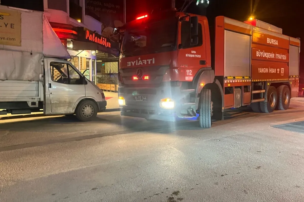  İnegöl’de Baca Yangını Korkuttu!