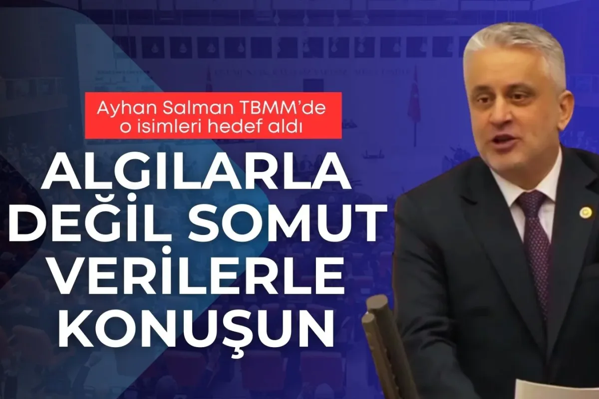 Ayhan Salman'dan TBMM'de Muhalefete Sert Tepki