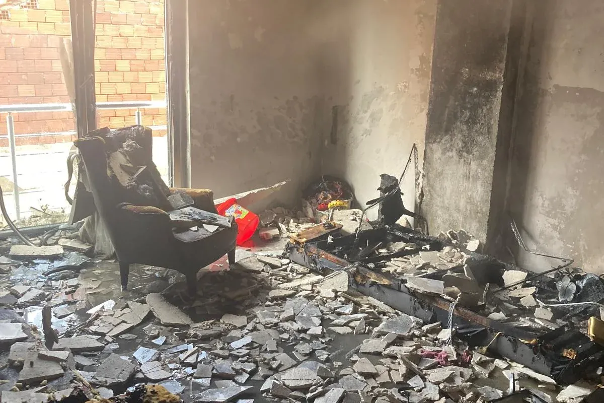 İnegöl'de bir aile ölümden döndü