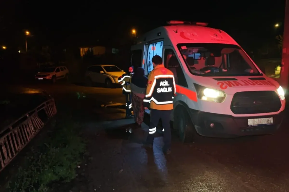 Gece yarısı korkutan yangın