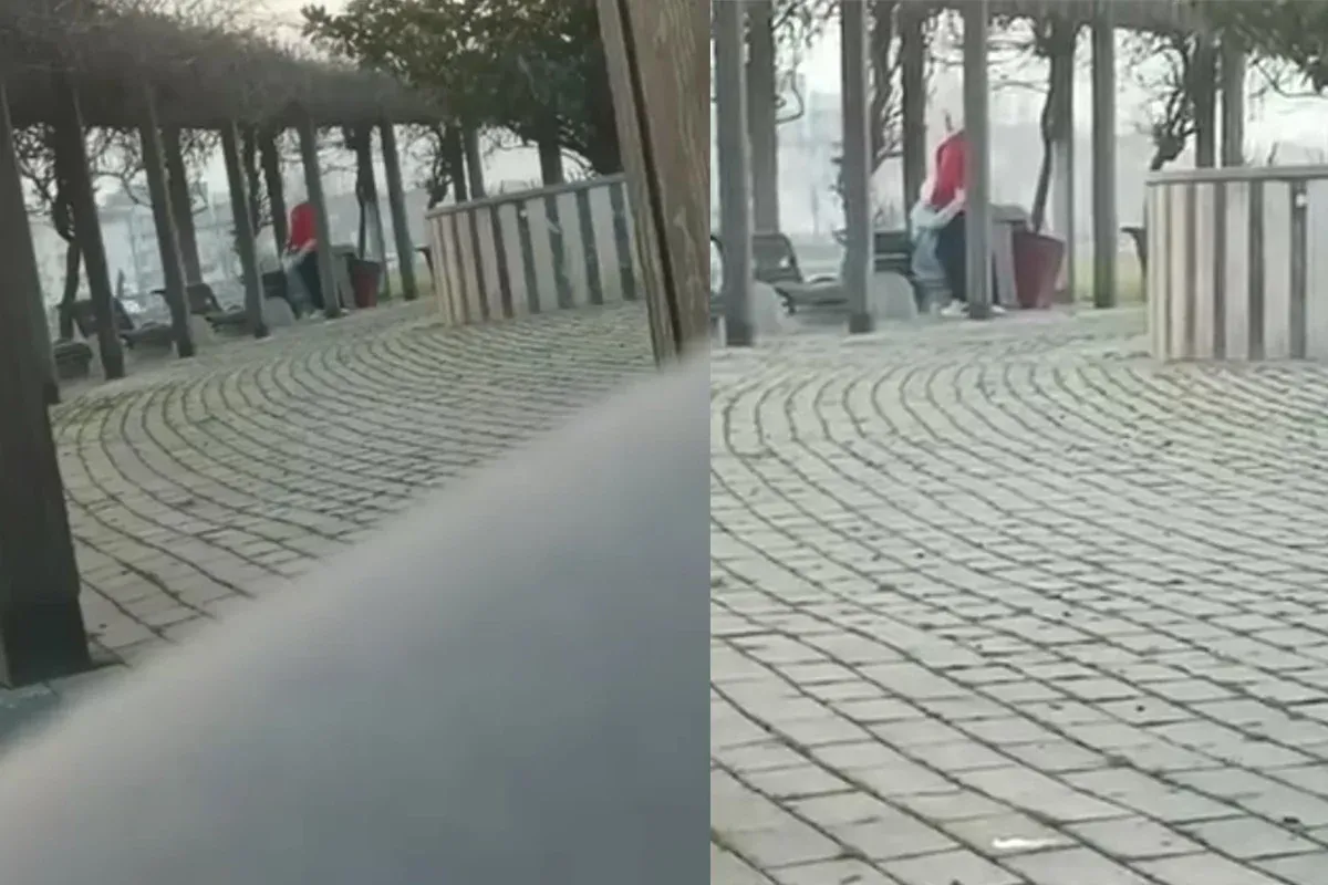 Gündüz vakti kimseye aldırış etmediler! İnegöl'de tepki çeken görüntü