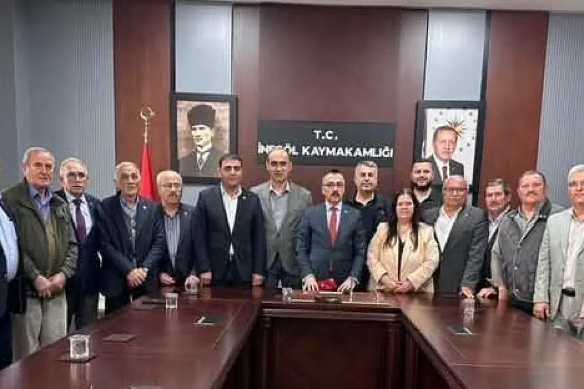 Kaymakam Eren Arslan’a Muhtarlardan Hayırlı Olsun Ziyareti