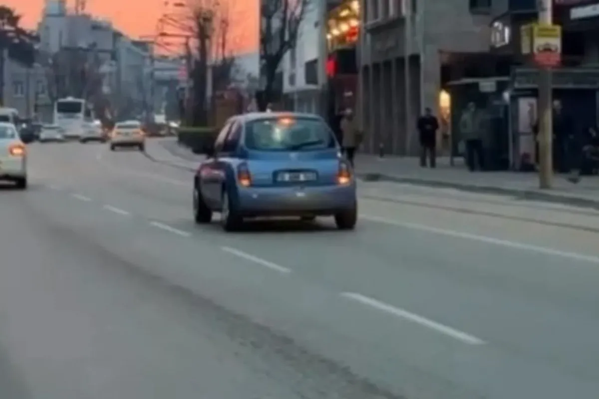 Cadde ortasında bırakıp gitti!