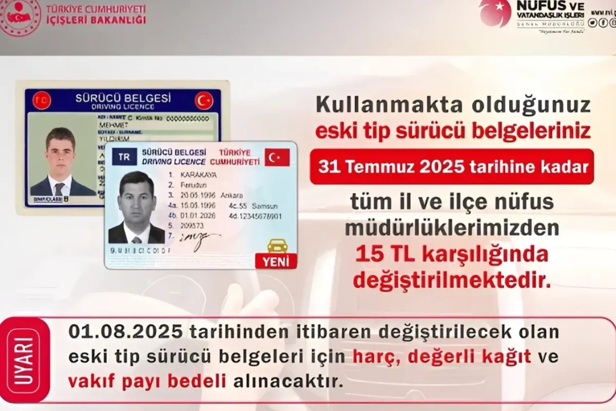 Ehliyetinizi 15 TL’ye Yenilemek İçin Son Şans