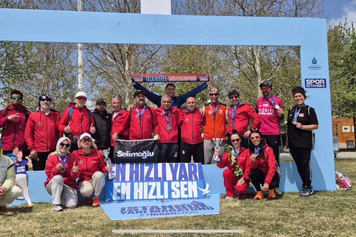 İstanbul Yarı Maratonunda İnegöl Rüzgarı Esti