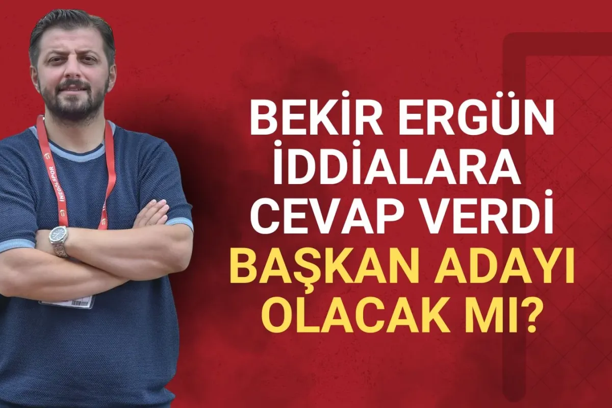 İnegölspor'da Bekir Ergün başkan adayı olacak mı? İddialara cevap verdi