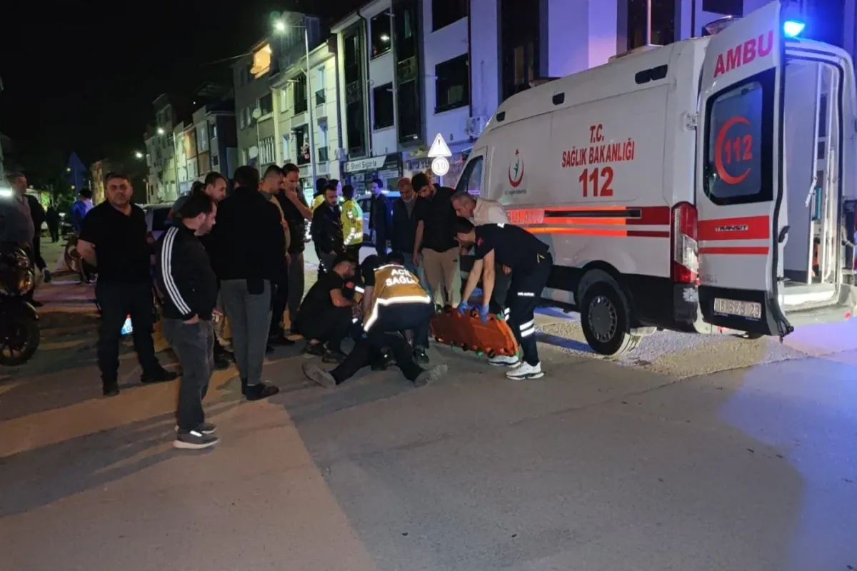 İnegöl’de Motosikletli Kaza Yaptı!