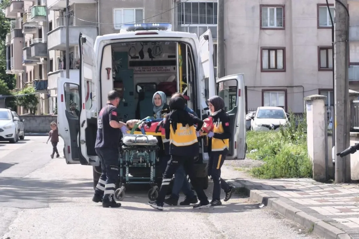 İnegöl'de korku dolu anlar! Hastaneye kaldırıldı