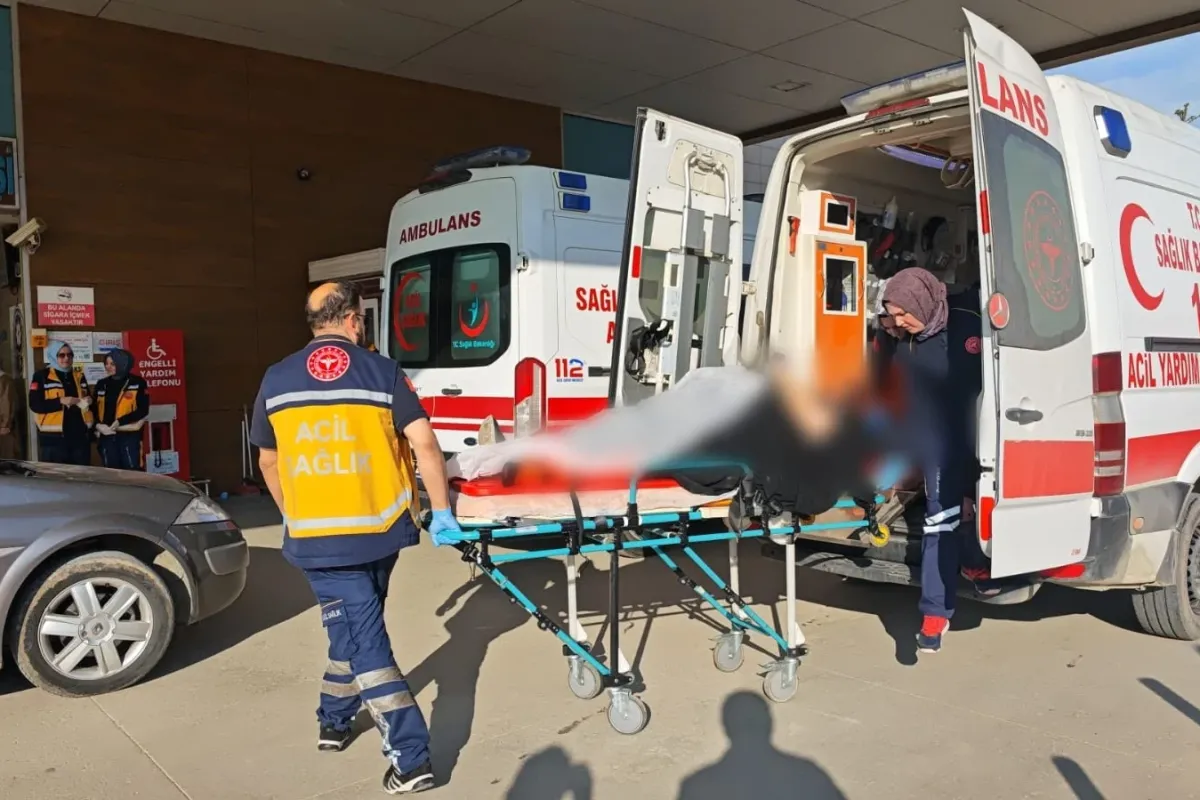 Talihsiz kadın ayağından ağır yaralandı
