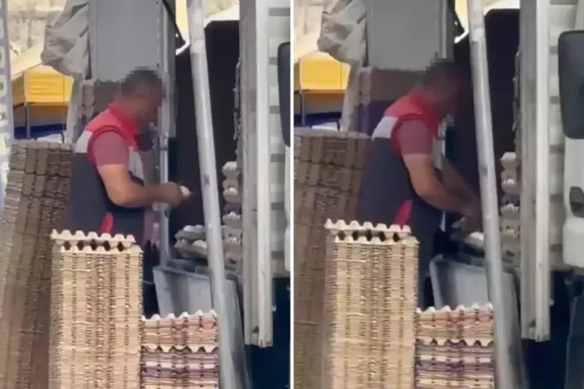 Pazardaki ahlaksızlığı vatandaş ifşa etti!