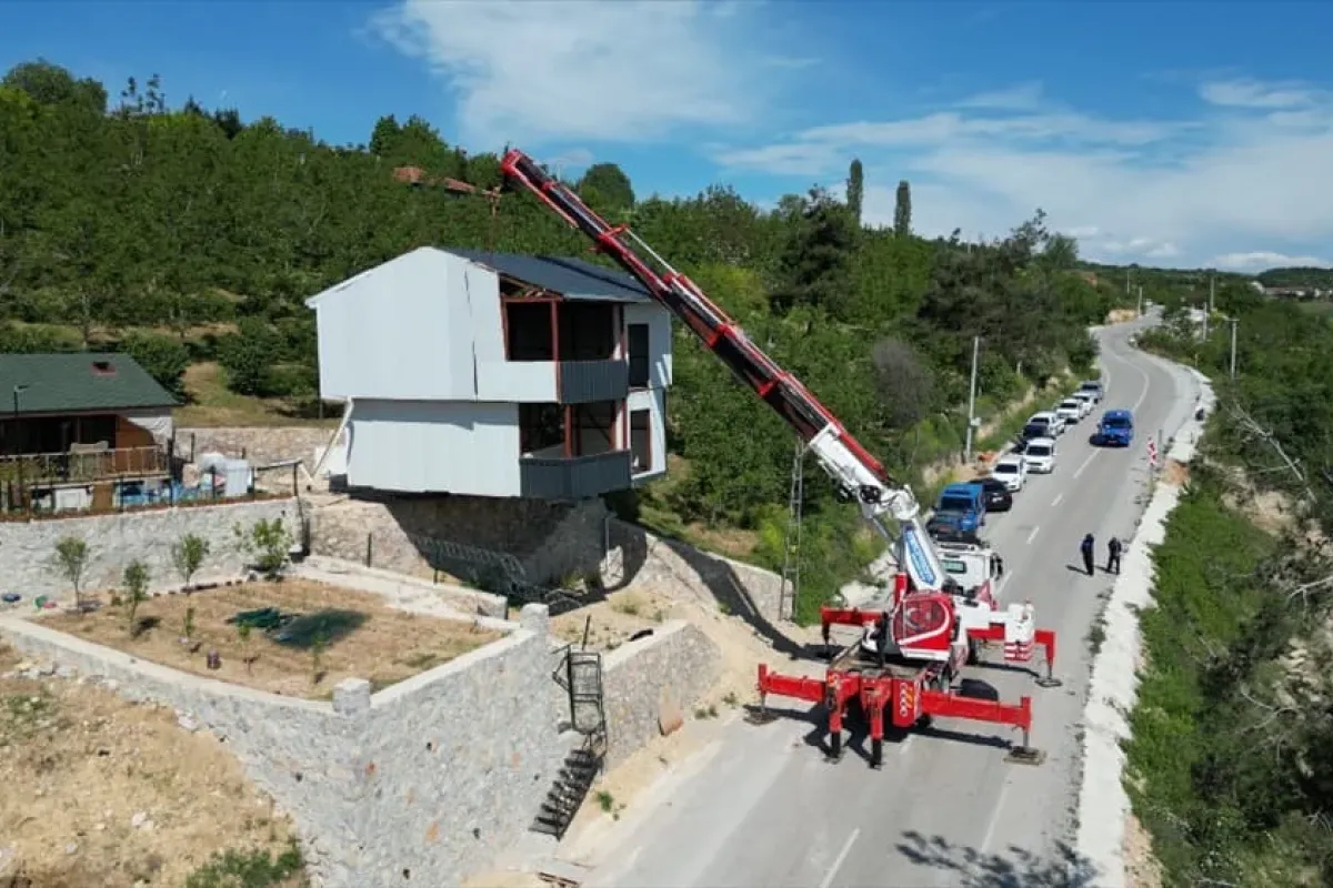 Kaçak villasını yıkımdan vinçle kurtaran kişi konuştu