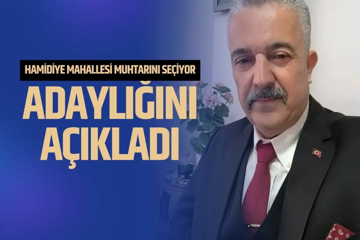 Hamidiye'de Muhtarlık Yarışı Başladı: Ali Aras Adaylığını Açıkladı