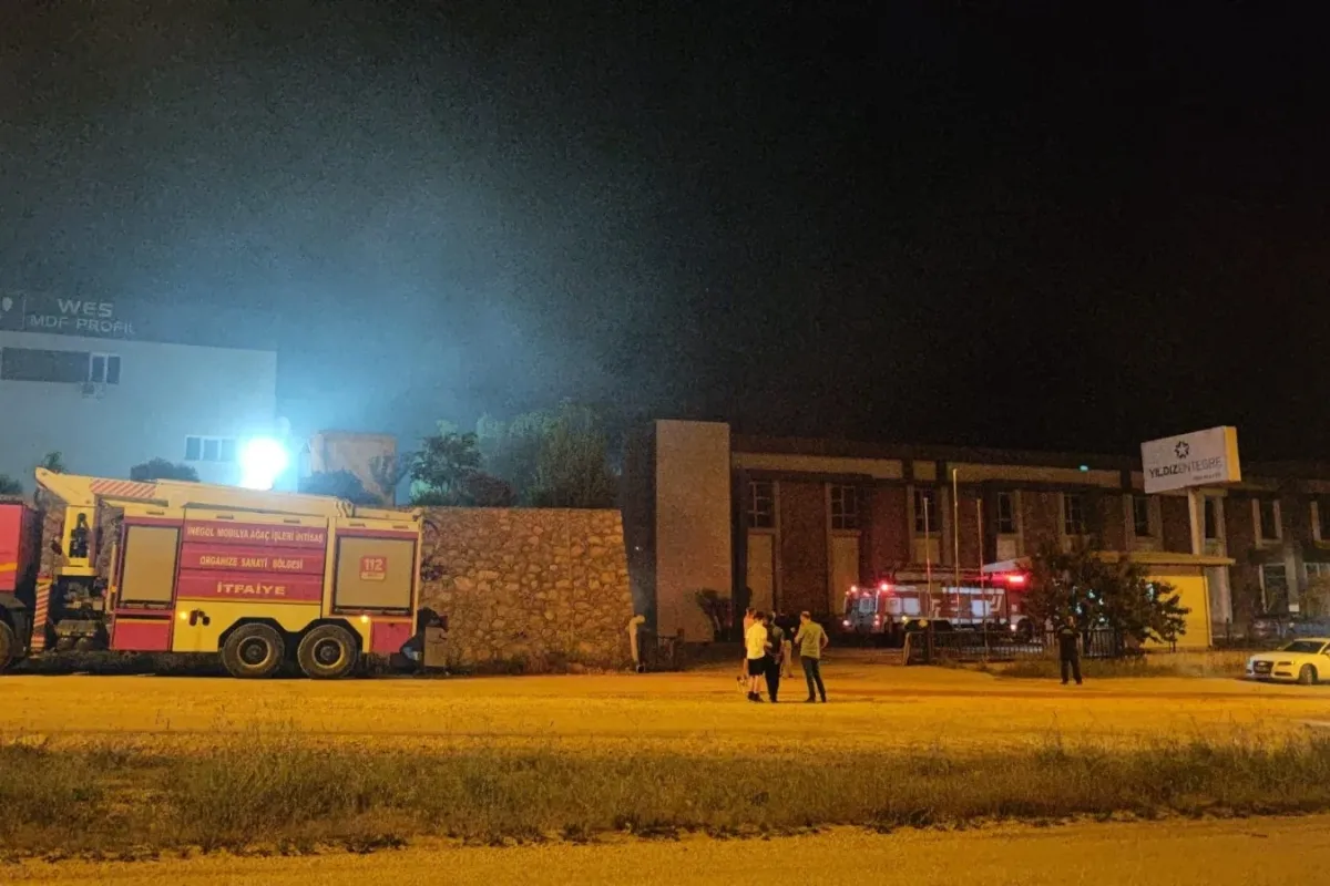 2. OSB'de korkutan yangın