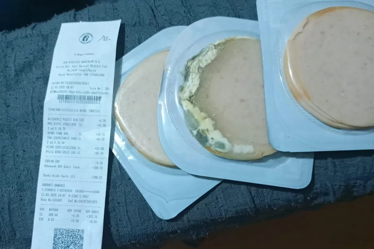 Marketten aldığı ürünler böyle çıktı