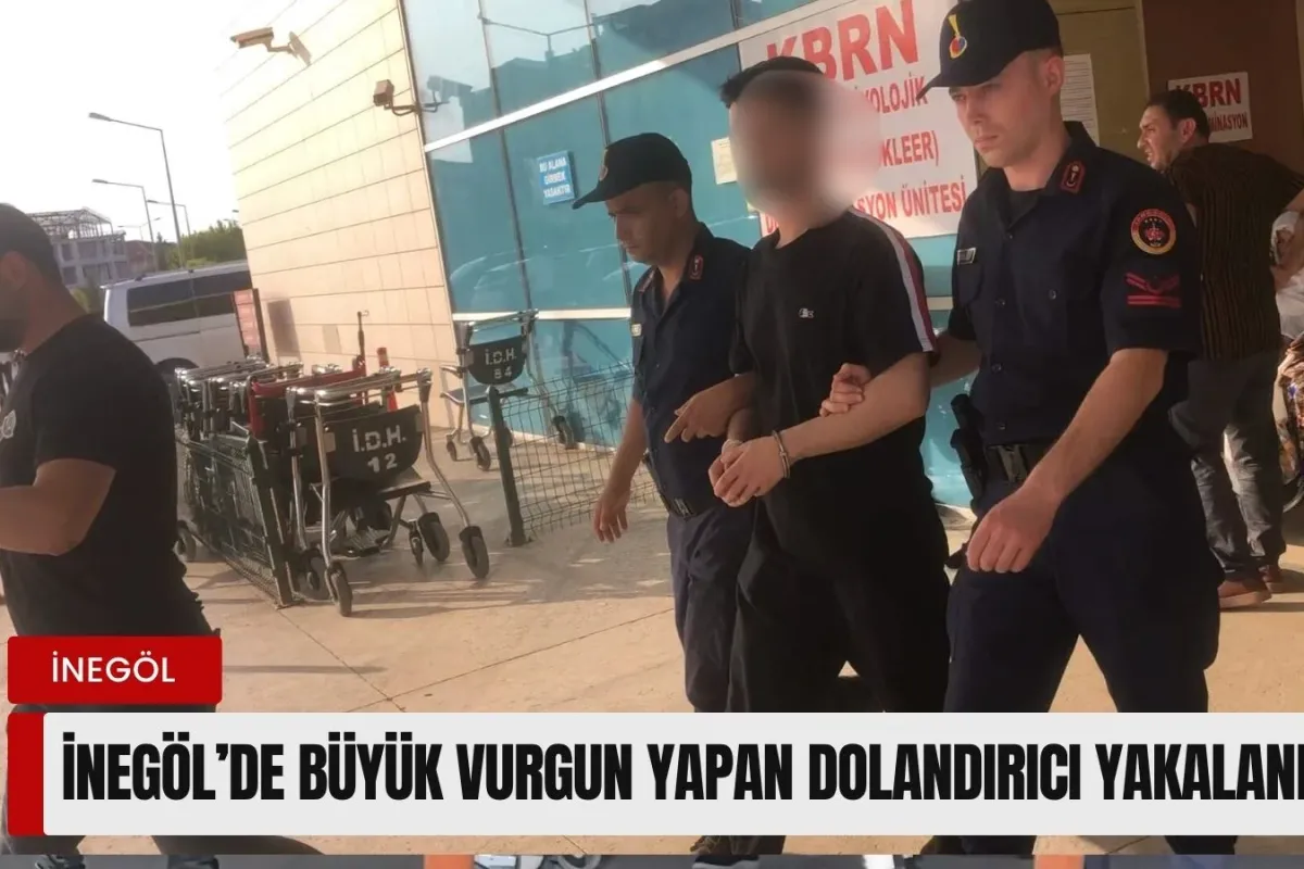 İnegöl’de büyük vurgun yapan dolandırıcı yakalandı