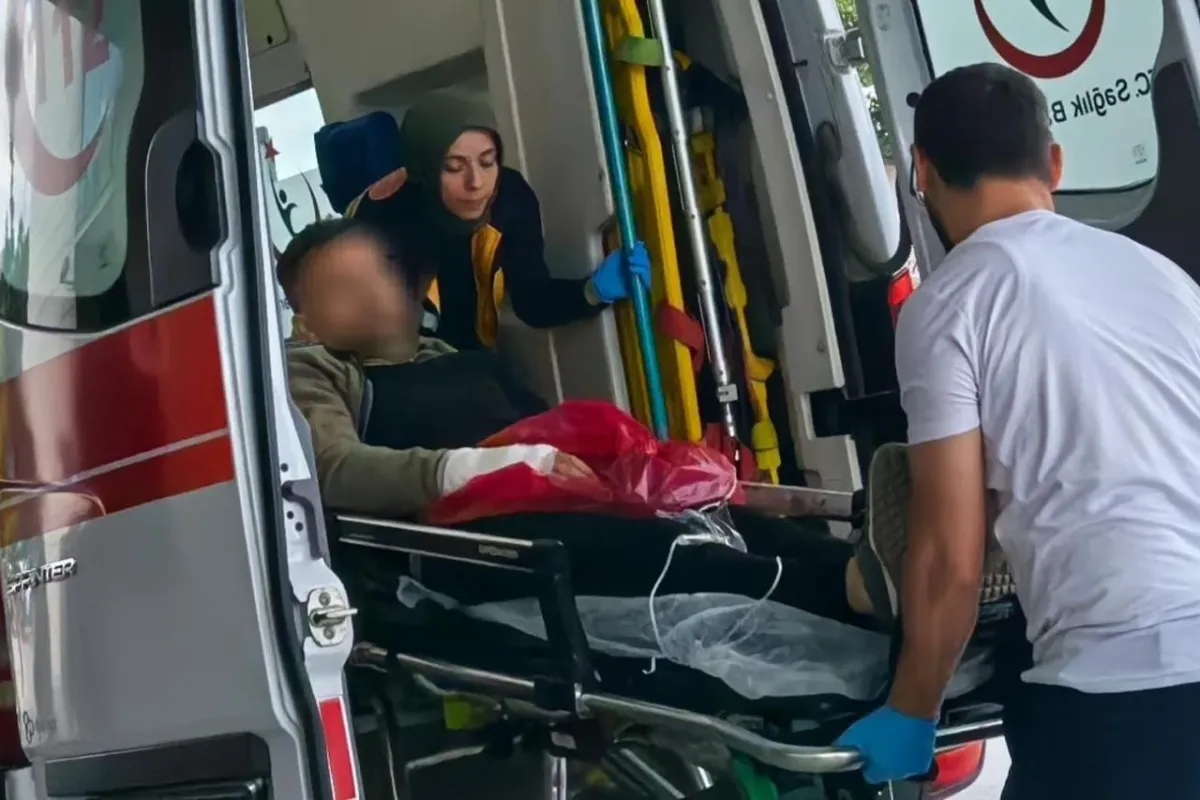 İnegöl’de feci olay! Motorlu testereyle kolunu kesti