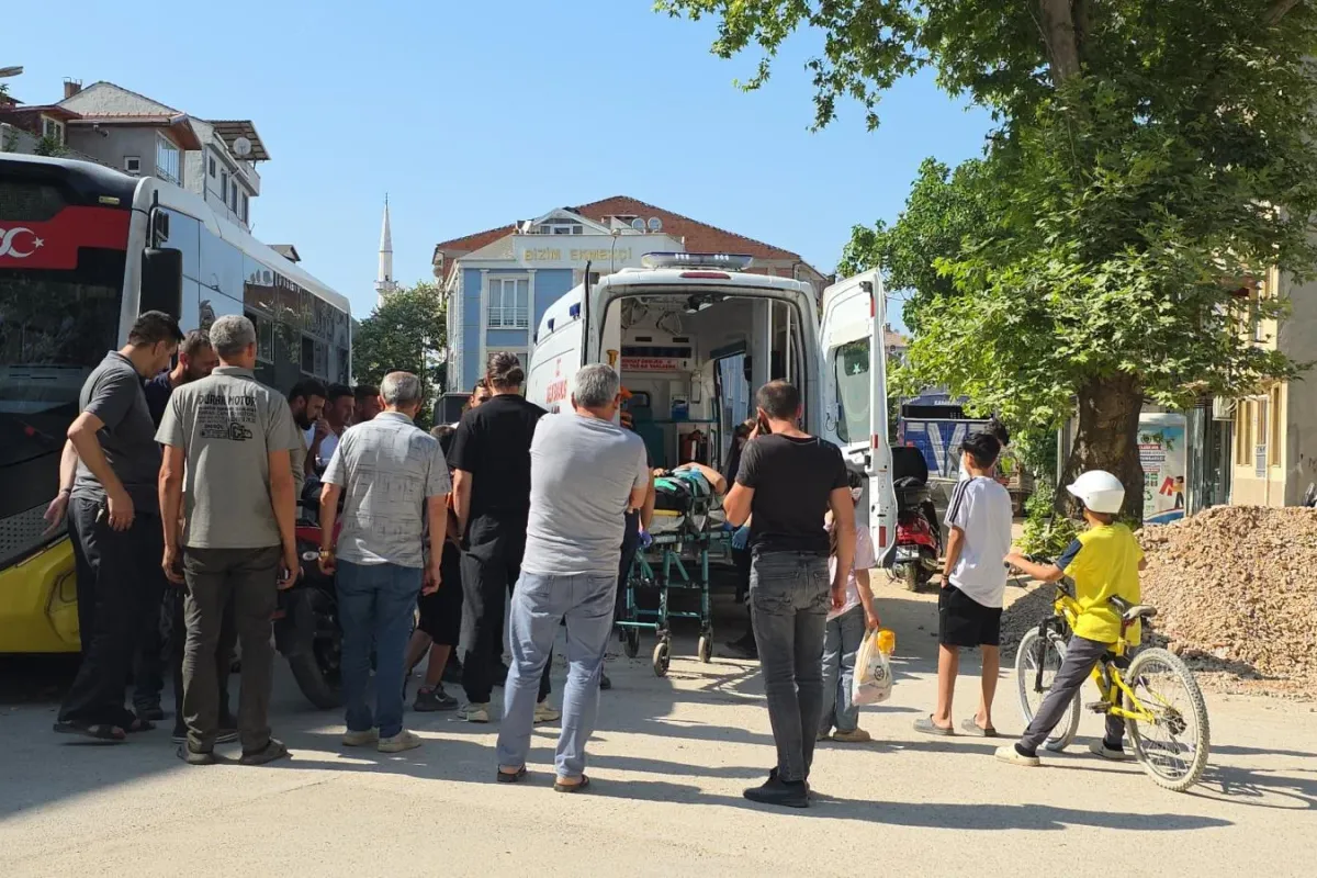 İnegöl'de yaralıyı gören yardıma koştu!