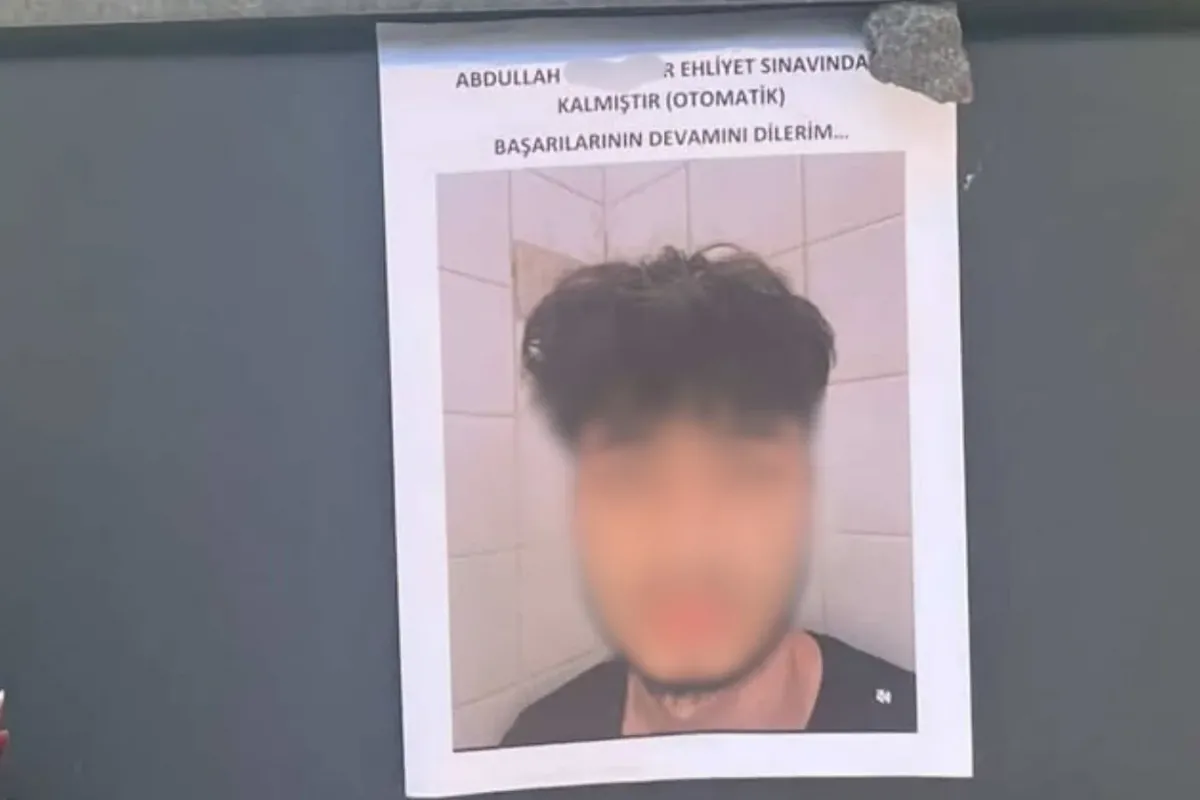 İnegöl'de görenleri hayrete düşüren afiş!