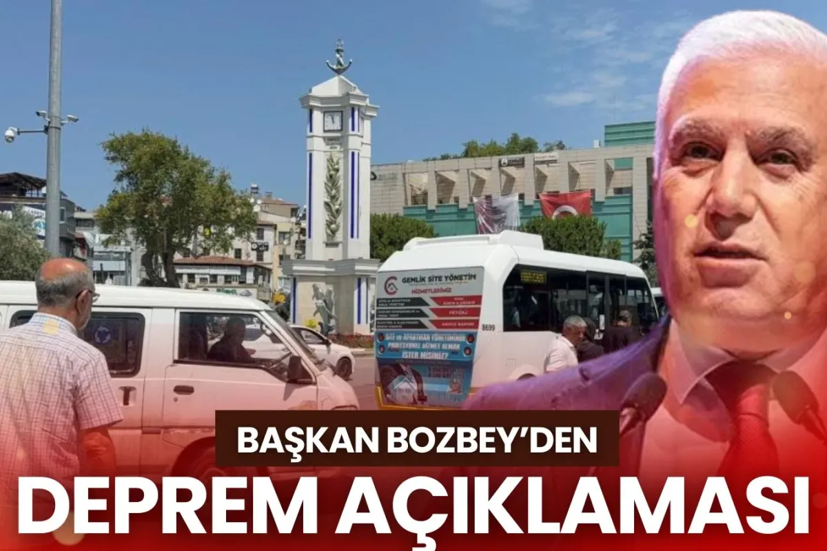Başkan Bozbey'den deprem açıklaması