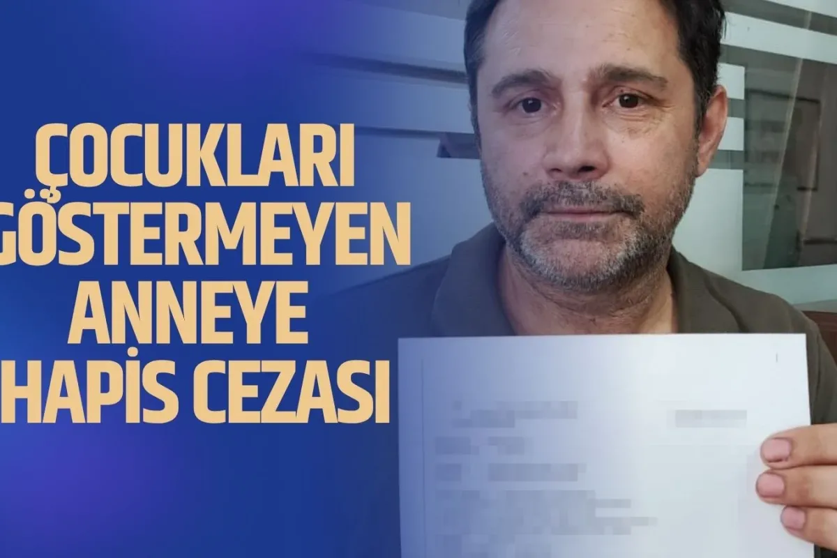 Çocukları göstermeyen anneye hapis cezası