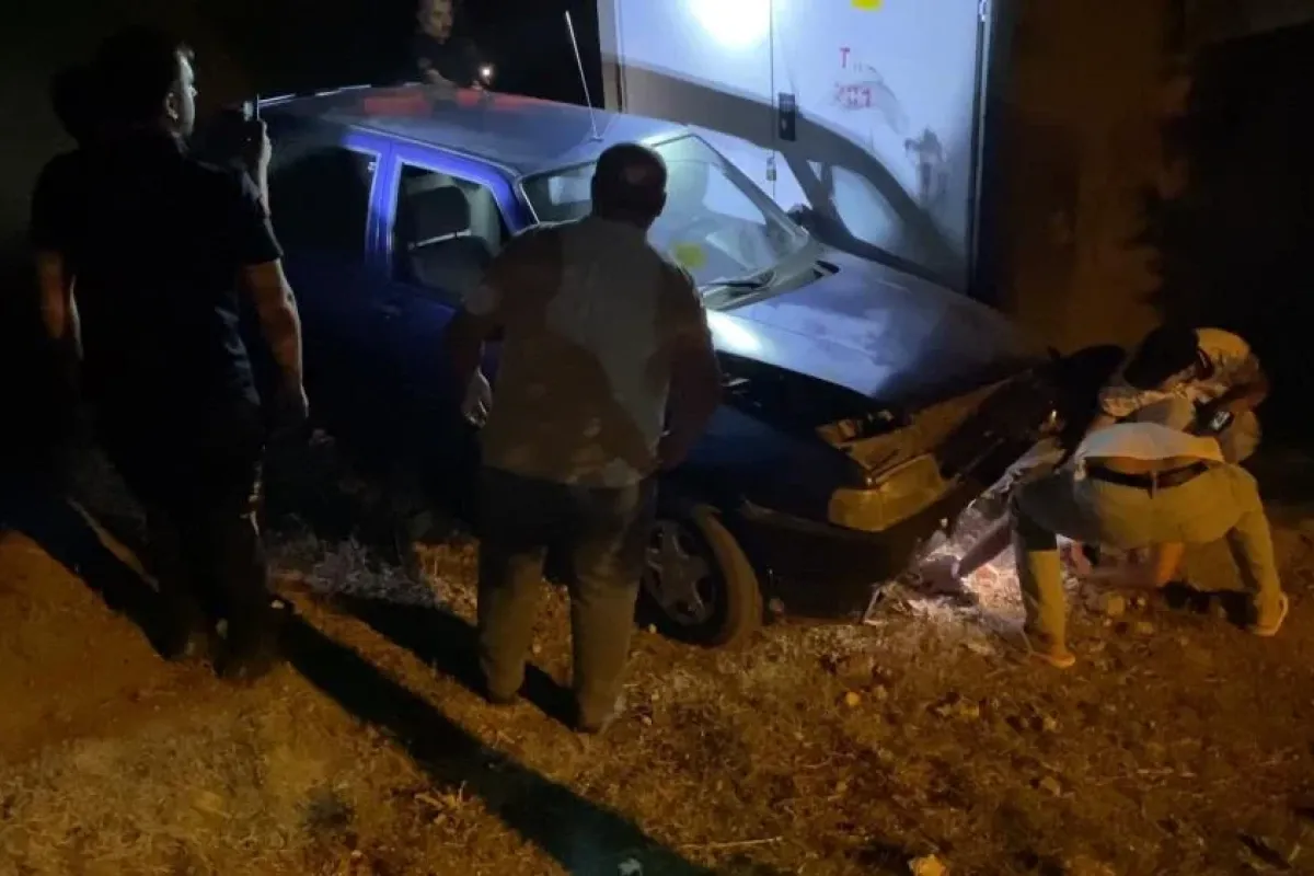 İnegöl'de bu kazayı burnu bile kanamadan atlattı!