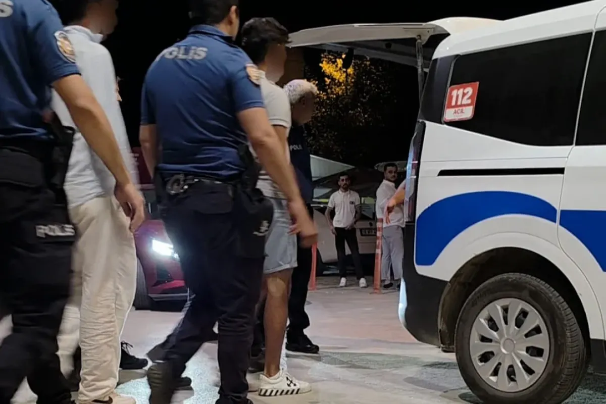İnegöl'de kavga 1 yaralı 4 gözaltı