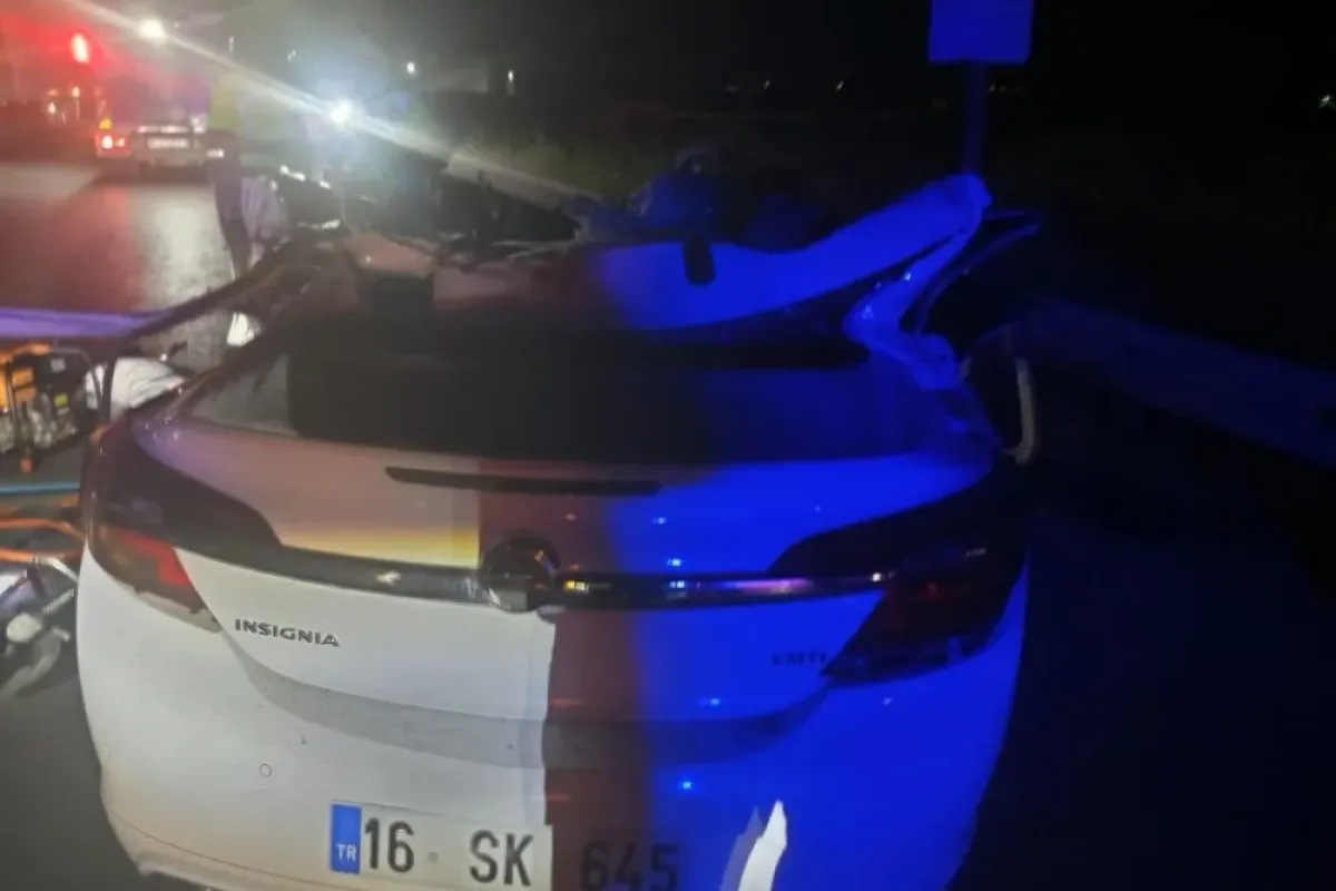 Bursa’da feci kazada polis ve ailesi hayatını kaybetti
