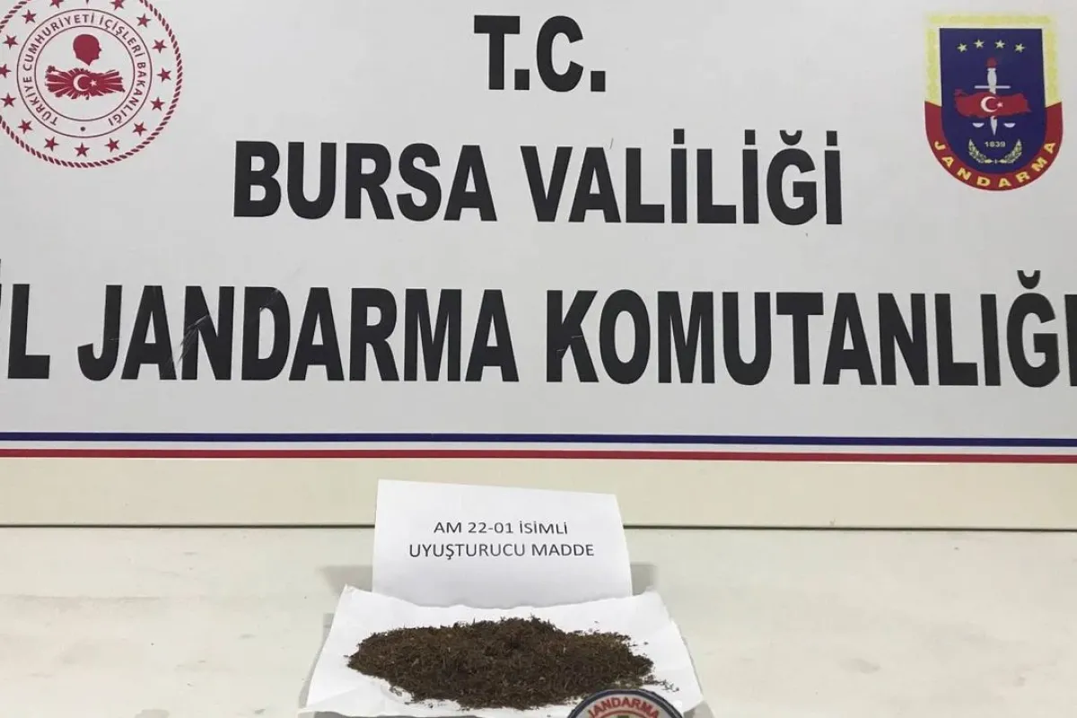 İnegöl'de jandarma tarafından yakalandı!