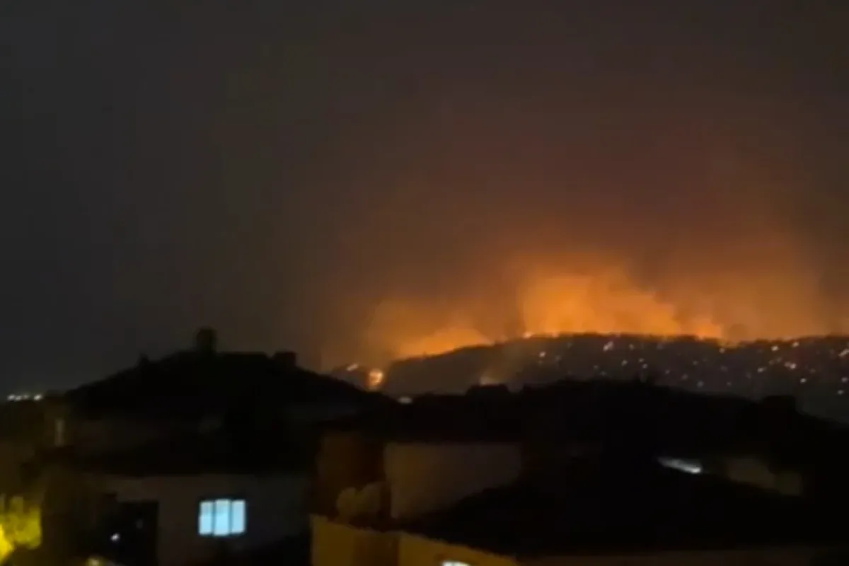 İnegöl’de Orman Yangını Alarmı: Köylerde Anonslar Başladı