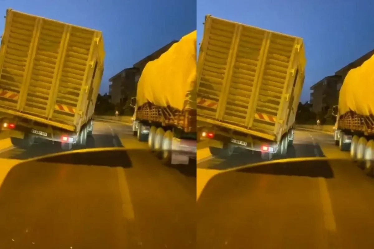 İnegöl trafiğinde korku dolu anlar!