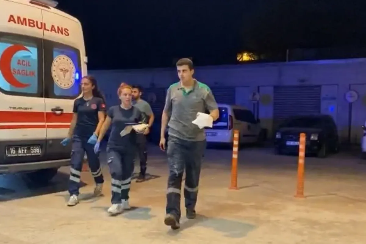 İnegöl'de genç işçi az daha elinden oluyordu