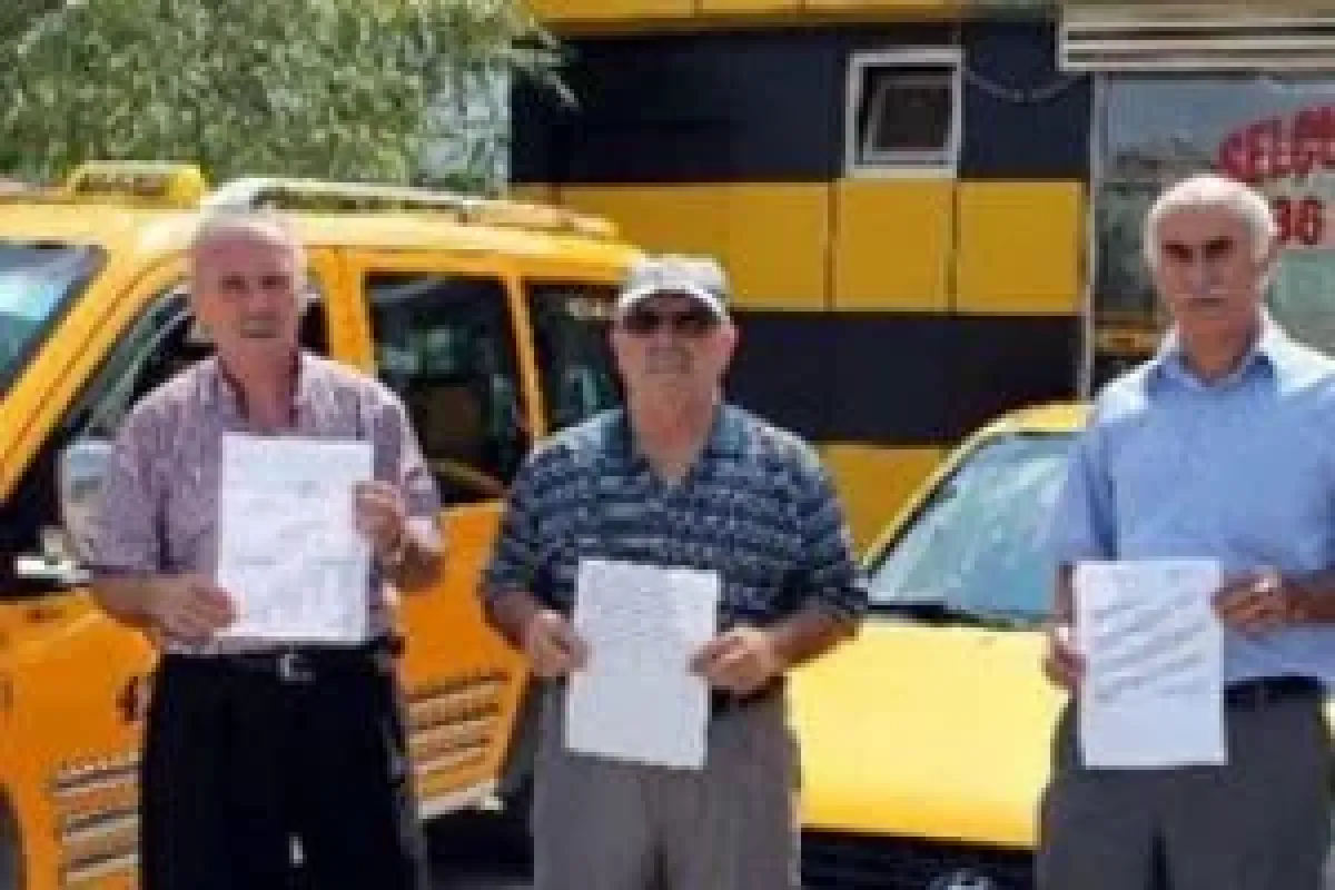 Emekli taksiciler isyanda