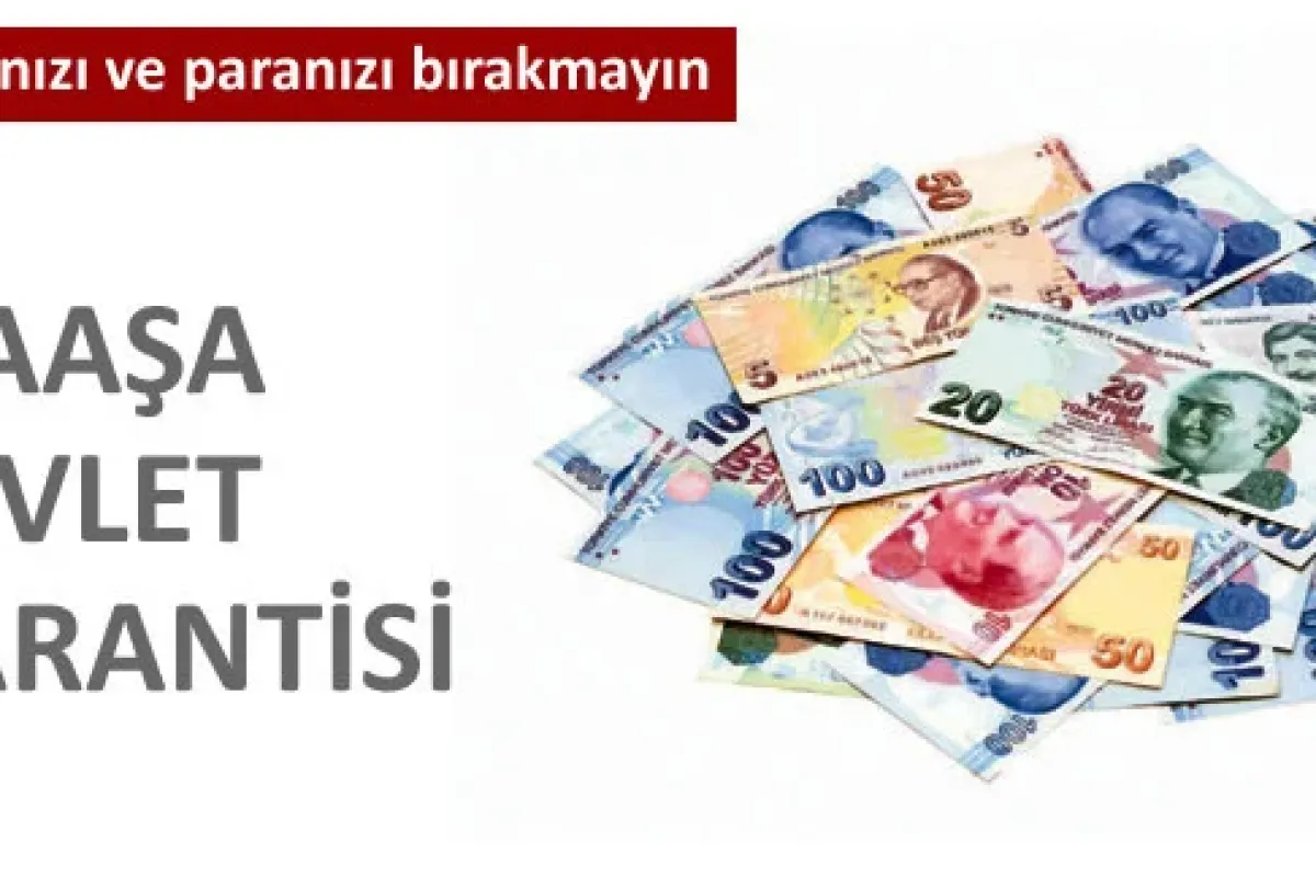 Maaşlara devlet güvencesi!