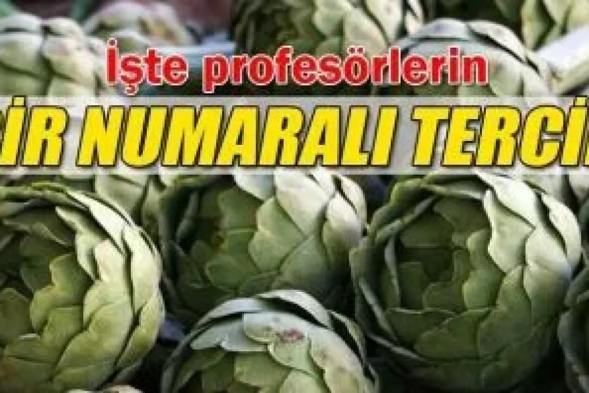 Bu sebze profosör lerin 1 numaralı yiyeceği!