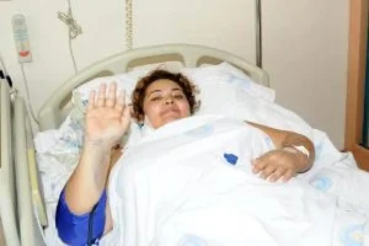 Karaciğer nakli olan Hilalden teşekkür