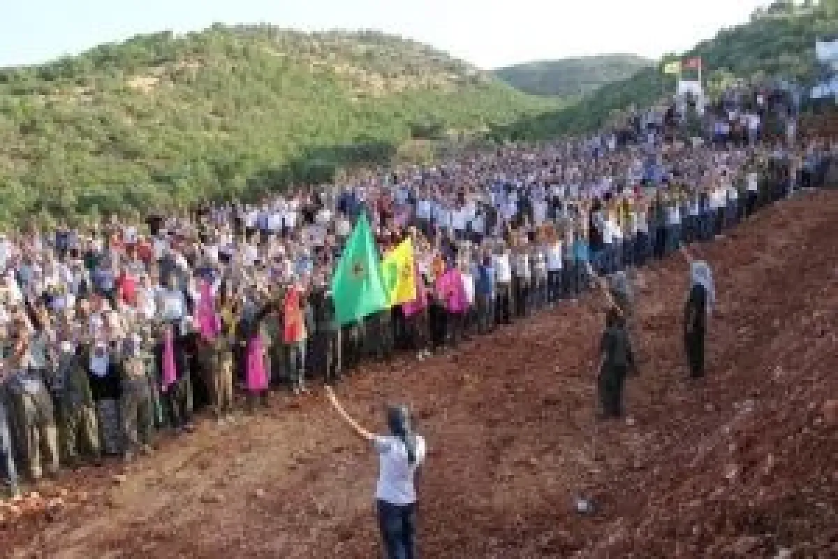 PKK'nın sözde şehit mezarlığı bakın ne çıktı!