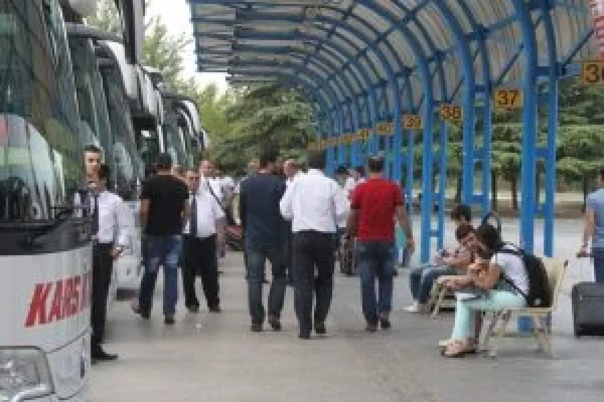 Bursada terminalde bayram yoğunluğu