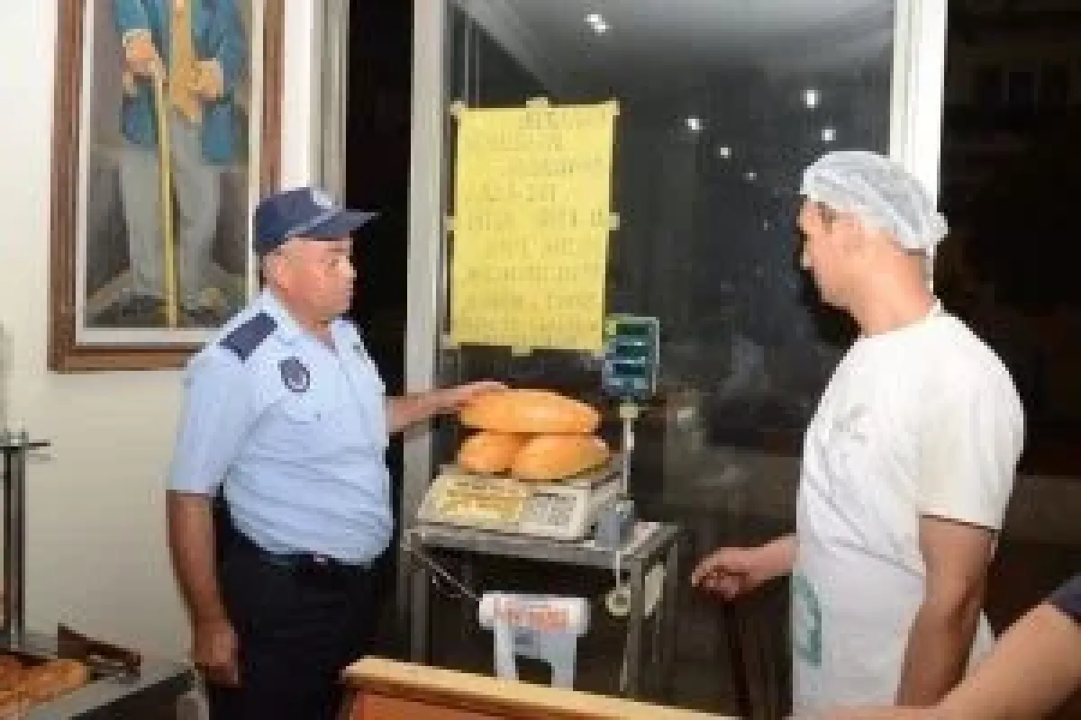 Zabıtadan sahurda fırın denetimi