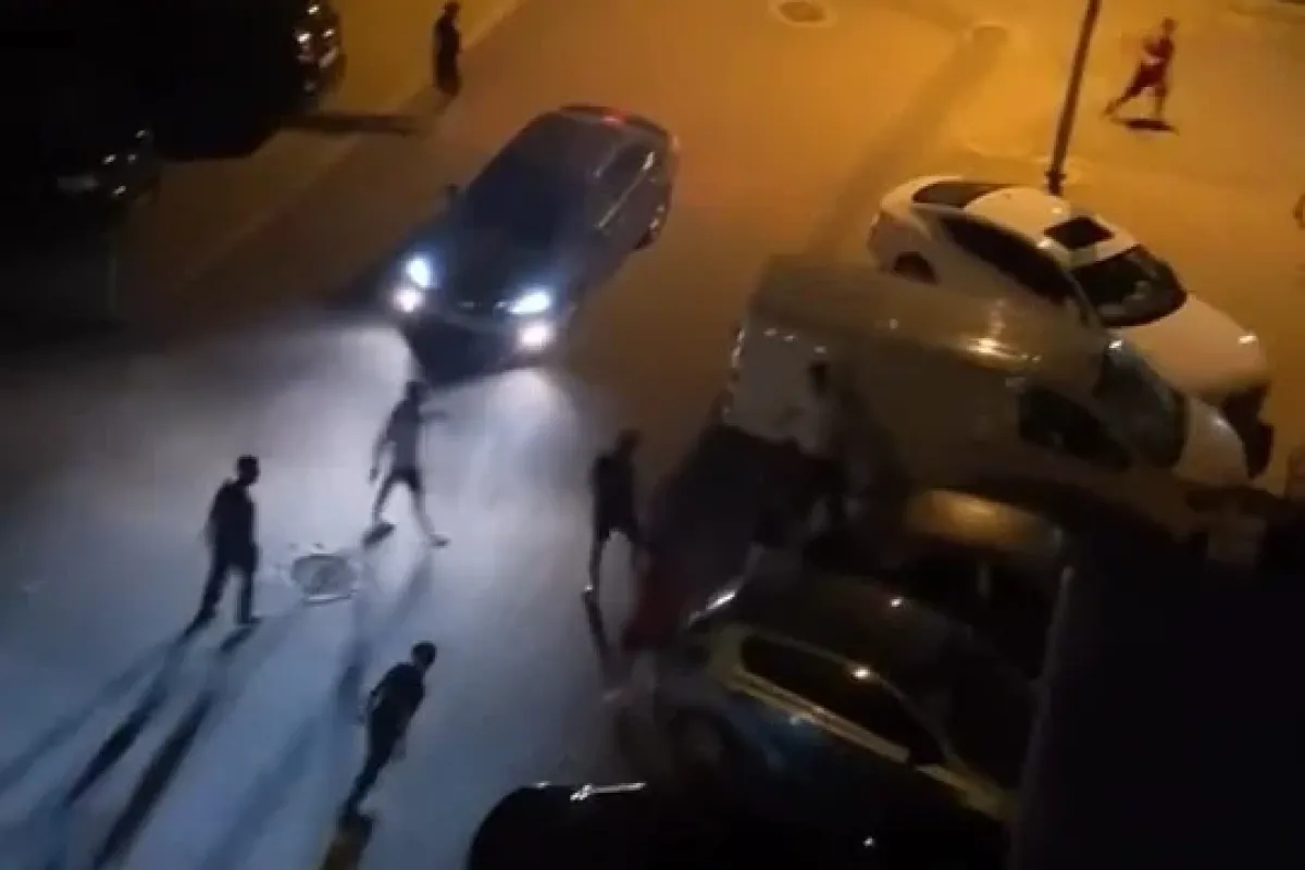 Bursa’da mahallenin gençleri bir birine girdi