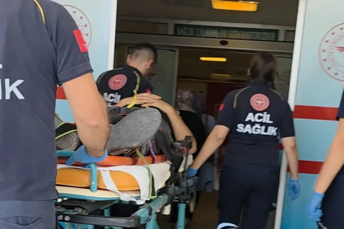İnegöl'de feci bir iş kazası daha! İşçi 2,5 metreden düştü