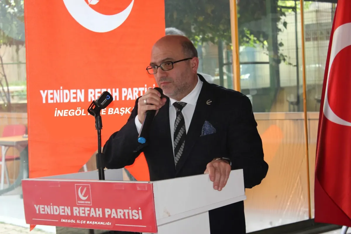 Yeniden Refah Partisi İnegöl'den Gazze çıkışı: İslam ülkeleri eleştirildi