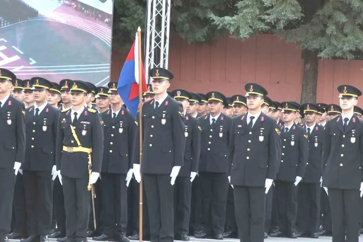 Bursa Işıklar Jandarma Astsubay Meslek Yüksekokulu’nda 781 astsubay mezun oldu