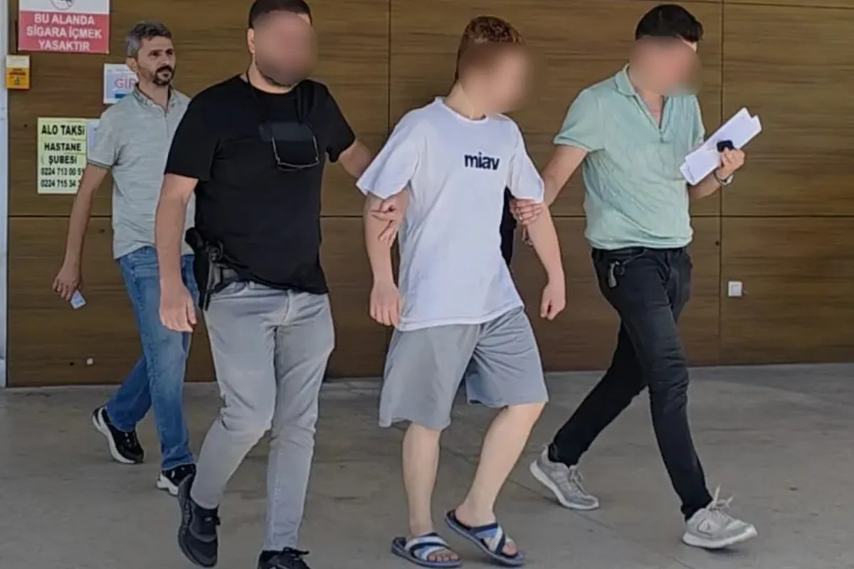 İnegöl’de malzemeleri çalıyordu, suçüstü yakalandı