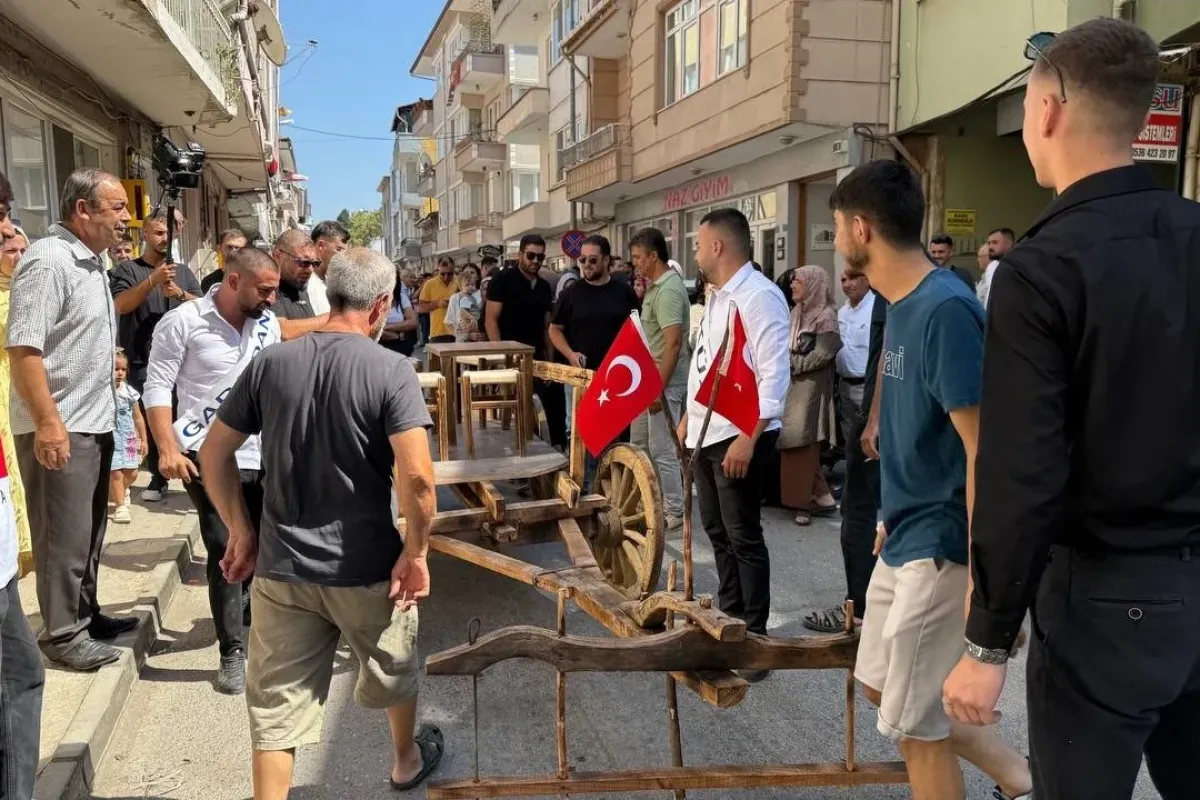 Bursa’da ilginç düğün geleneği