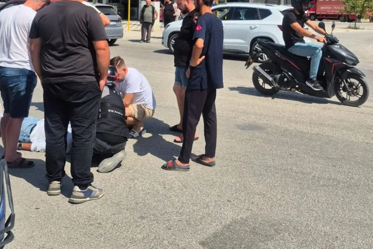 İnegöl'de korkulu anlar! Gören yardıma koştu