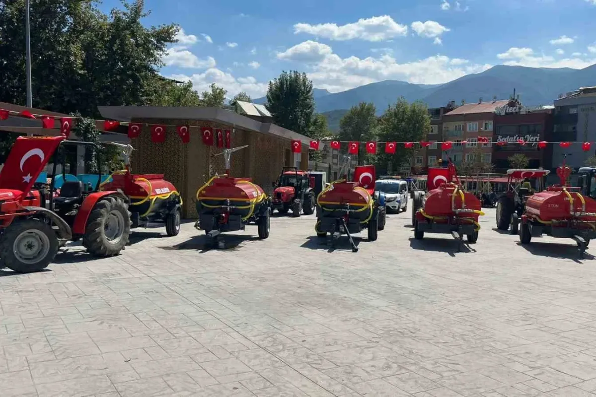Orman köylerine, itfaiye teçhizatlı su tankerlerine kavuştu