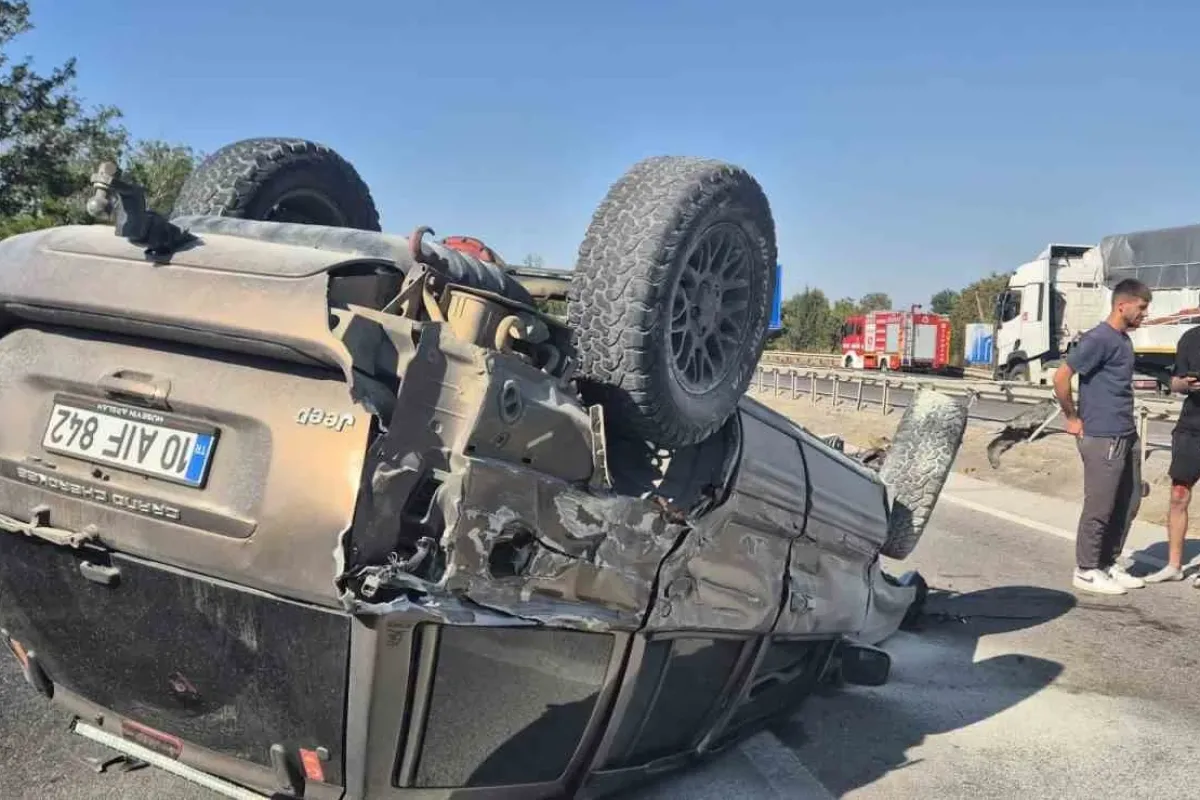 Balıkesir-Bursa kara yolunda trafik kazası: 2 yaralı
