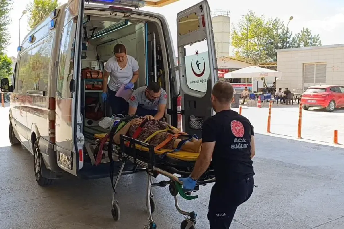 İnegöl'de üzerinden traktör tekerleği geçti! Ağır yaralandı